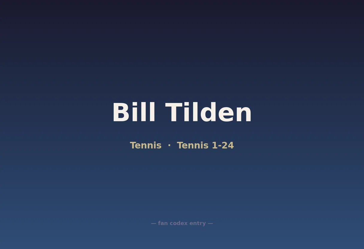 Bill Tilden